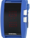 Diesel Men's DZ7166 Blue Color Domination LED Digital Black Dial Watch