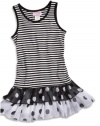 GUESS Kids Girls Girls Striped & Polka-Dotted Dress, STRIPE (5/6)