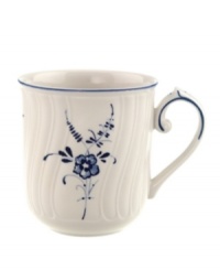 First introduced in 1768, the Vieux Luxembourg pattern is truly timeless. Dainty sprays of dark blue flowers adorn this creamy white collection for a charming tabletop that will captivate guests for years to come. First introduced in 1768, the Vieux Luxembourg pattern is truly timeless. Dainty sprays of dark blue flowers adorn this creamy white collection for a charming tabletop that will captivate guests for years to come.