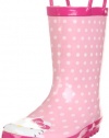 Western Chief Hello Kitty Polka Dotted Cutie Rain Boot (Toddler/Little Kid/Big Kid),Pink,12 M US Little Kid