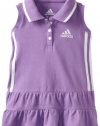 adidas Baby-Girls Infant Ace Polo Dress, Medium Purple, 6 Months