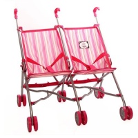 The New York Doll Collection Easy Fold n' Go Twin Doll Stroller The New York Doll Collection Easy Fold n' Go Twin Doll Stroller