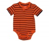 First Impressions Striped Short Sleeve Bodysuit Dargon Fire 18 Months