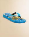 Everyone's favorite flip flops have been transformed into a kid-friendly design with a cool Transformers theme.Slip-on styleRubber upperRubber solePadded insoleMade in Brazil