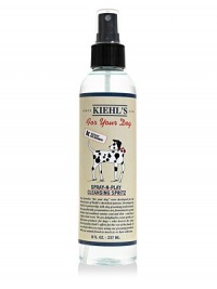 No-rinse cleansing spritz is a quick and easy all-over waterless shampoo for use between pet grooming sessions. With chamomile flower extract, this mild formula leaves no irritating residue as it effectively cleanses the dog's coat and skin. May also be used to spot clean and deodorize. 8 oz. 