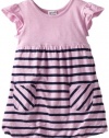 Splendid Littles Baby-girls  Miami Stripe Dress, Pink, 12-18 Months