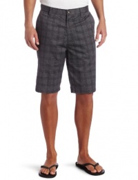 Volcom Men's Frickin Plaid Chino Short, Charcoal Heather, 31 Volcom Men's Frickin Plaid Chino Short, Charcoal Heather, 31