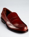 Salvatore Ferragamo Andover Brown Penny Loafer Shoes