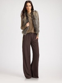 Open-front topper of plush fox fur can be perfectly paired with a flowy blouse and wide-leg pants. Open frontFox furDry clean with fur specialistImportedFur origin: FinlandModel shown is 5'10 (177cm) wearing US size Small. Open-front topper of plush fox fur can be perfectly paired with a flowy blouse and wide-leg pants. Open frontFox furDry clean with fur specialistImportedFur origin: FinlandModel shown is 5'10 (177cm) wearing US size Small.