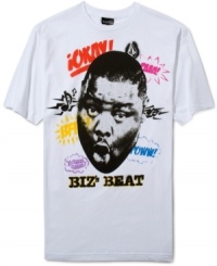 Oh baby we, we've got what you nee-ee-eed: this cool Biz Markie t-shirt by Volcom. Oh baby we, we've got what you nee-ee-eed: this cool Biz Markie t-shirt by Volcom.