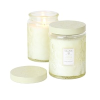 Voluspa's exquisite Eden & Pear collection blends ripe hosui pear with lemon vervaine and galbanum for an exceptional fragrance that scents your home with a bright and earthy elegance. Voluspa's exquisite Eden & Pear collection blends ripe hosui pear with lemon vervaine and galbanum for an exceptional fragrance that scents your home with a bright and earthy elegance.
