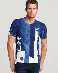 Grab this cool graphic tee for an artful addition to your wardrobe. Grab this cool graphic tee for an artful addition to your wardrobe.