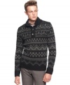 Smart and dapper is this fitted sweater by Calvin Klein. Goes great with dress slacks, chinos, or jeans.