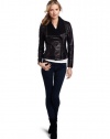 MICHAEL Michae Kors Women's Asymetrical Leather Jacket