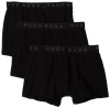 HUGO BOSS Men's Boxer 3 Pack, Black, Medium