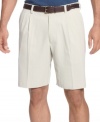 Take the shortest path to cool warm-weather style in these sand-washed, pleated shorts from Tommy Bahama.