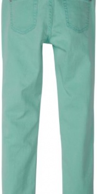 7 For All Mankind Girls 7-16 The Skinny Fitted Silhouette With Glitter, Mint, 12 7 For All Mankind Girls 7-16 The Skinny Fitted Silhouette With Glitter, Mint, 12