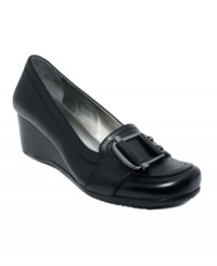 No matter where in the world you wear them, the Atlas wedges from Marc Fisher are as sensible as they are stylish! A buckle hardware embellishment adds decorative detail, while the low wedge heel makes them comfortable. A Macy's Exclusive! No matter where in the world you wear them, the Atlas wedges from Marc Fisher are as sensible as they are stylish! A buckle hardware embellishment adds decorative detail, while the low wedge heel makes them comfortable. A Macy's Exclusive!