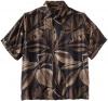 Cubavera Men's Big-Tall Short Sleeve Print Shirt