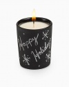 Ignite your creativity with this pure soy re-writable chalkboard candle in Belgian berry. Infuses the room with a sweet lingering blend of European red currant berries. Write a special message, then erase it and draw a masterpiece with the provided chalk that can be used again and again. Burn time 35-40 hours. 7 oz. 3 X 4. 