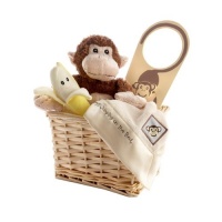 Baby Aspen Five Little Monkeys Gift Set with Keepsake Basket Baby Aspen Five Little Monkeys Gift Set with Keepsake Basket