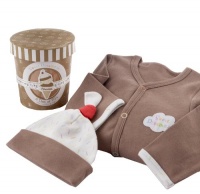 Baby Aspen Sweet Dreamzzz Pint of PJ's Sleep Time Gift Set, 0-6 Months, Chocolate Baby Aspen Sweet Dreamzzz Pint of PJ's Sleep Time Gift Set, 0-6 Months, Chocolate