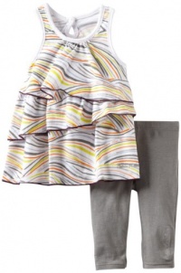 Calvin Klein Baby-girls Infant Printed Tunic with Leggings Calvin Klein Baby-girls Infant Printed Tunic with Leggings