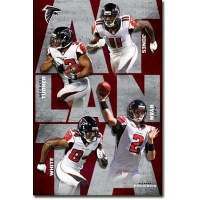 (22x34) Atlanta Falcons 2012-13 Team Football Poster (22x34) Atlanta Falcons 2012-13 Team Football Poster