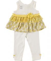 Guess Daring Daisies 2-Piece Outfit (Sizes 0M - 9M) - white, 6 - 9 months Guess Daring Daisies 2-Piece Outfit (Sizes 0M - 9M) - white, 6 - 9 months