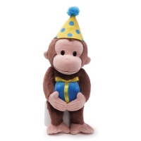 Gund Curious George Dressed for a Birthday 14 Plush Gund Curious George Dressed for a Birthday 14 Plush