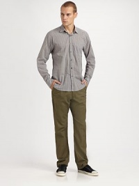 An easy-wearing look that owes its heritage to the relaxed comfort of sweats, updated for everyday with a hidden drawstring inside the waist. Drawstring waistZip flySide slash, back patch pocketsInseam, about 3060% cotton/40% linenMachine washImported An easy-wearing look that owes its heritage to the relaxed comfort of sweats, updated for everyday with a hidden drawstring inside the waist. Drawstring waistZip flySide slash, back patch pocketsInseam, about 3060% cotton/40% linenMachine washImported