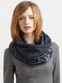 Ultra-soft in leopard printed plush cashmere and wool, can be accessorized with outerwear or worn on its own.52% cashmere/48% woolAbout 12 X 63Dry cleanMade in Italy Ultra-soft in leopard printed plush cashmere and wool, can be accessorized with outerwear or worn on its own.52% cashmere/48% woolAbout 12 X 63Dry cleanMade in Italy