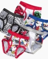 He'll feel like he has super hero power in any of these five pairs of Justice League underwear from Handcraft.