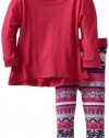 Splendid Littles Baby-Girls Newborn Breckenridge Tunic Set, Ice Princess, 12-18