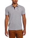 Calvin Klein Sportswear Men's Short Sleeve Fine Stripe Slim