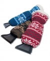 Take on the elements with ease wearing this patterned mitten ice scraper from Travel Gear.
