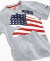 Fly the flag. He can show off his grit and determination while he wears the colors on this tee from Puma.