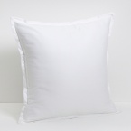 Luxurious 800 thread count Egyptian cotton sham with double hemstitch detail. Complements all Hudson Park Sheeting.