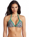 Shoshanna Women's Piped Triangle Bikini Top