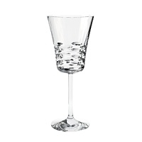 Horizontal, leaf-like cuts dance across the bowls of this captivating stemware collection from Baccarat. Horizontal, leaf-like cuts dance across the bowls of this captivating stemware collection from Baccarat.