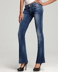 7 For All Mankind Jeans - Kaylie Flared Jeans in Medium Worn 7 For All Mankind Jeans - Kaylie Flared Jeans in Medium Worn
