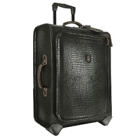This classically styled crocodile-embossed luggage with leather trim provides the perfect pieces for any stylish traveler on the go. This classically styled crocodile-embossed luggage with leather trim provides the perfect pieces for any stylish traveler on the go.