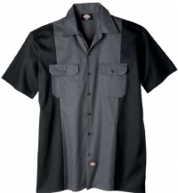Dickies Men's Two-Tone Short Sleeve Work Shirt Dickies Men's Two-Tone Short Sleeve Work Shirt