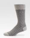 A classic check print with logo embroidery adorns these comfortable, stretch cotton socks.Mid-calf height52% cotton/30% modal/16% polyamide/2% elastaneMachine washMade in Italy