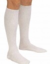 Truform 15-20 mmHg of Compression Over the Calf Athletic Sock, White, XL (Pack of 2)