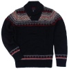 Tommy Hilfiger Mens Knit Lambswool Shawl Sweater - L - Navy