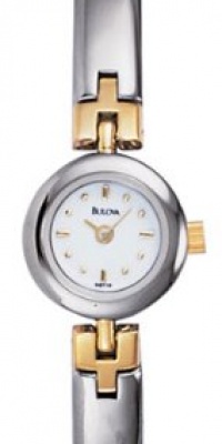 Bulova Women's 98T19 Petite Two-Tone Bracelet Watch Bulova Women's 98T19 Petite Two-Tone Bracelet Watch