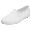 Keds Women's Champion Basic Canvas Slip-On,White Canvas,7.5 M