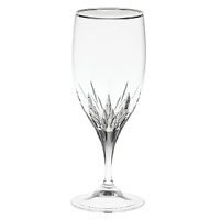 A classic pattern now features a platinum metal band creating pieces that are even more striking than the original. Wine, goblet, flute and iced beverage are available to make a full suite. A classic pattern now features a platinum metal band creating pieces that are even more striking than the original. Wine, goblet, flute and iced beverage are available to make a full suite.