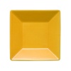 Waechtersbach Effect Glaze Lemon Peel Small Rimmed Square Plate, Set of 2
